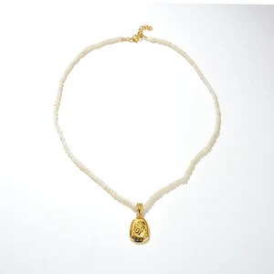 S925 Silver Gilded Minority Fashion Light Luxury High-grade Ins Natural Freshwater Pearl Virgin Necklace Jewelry