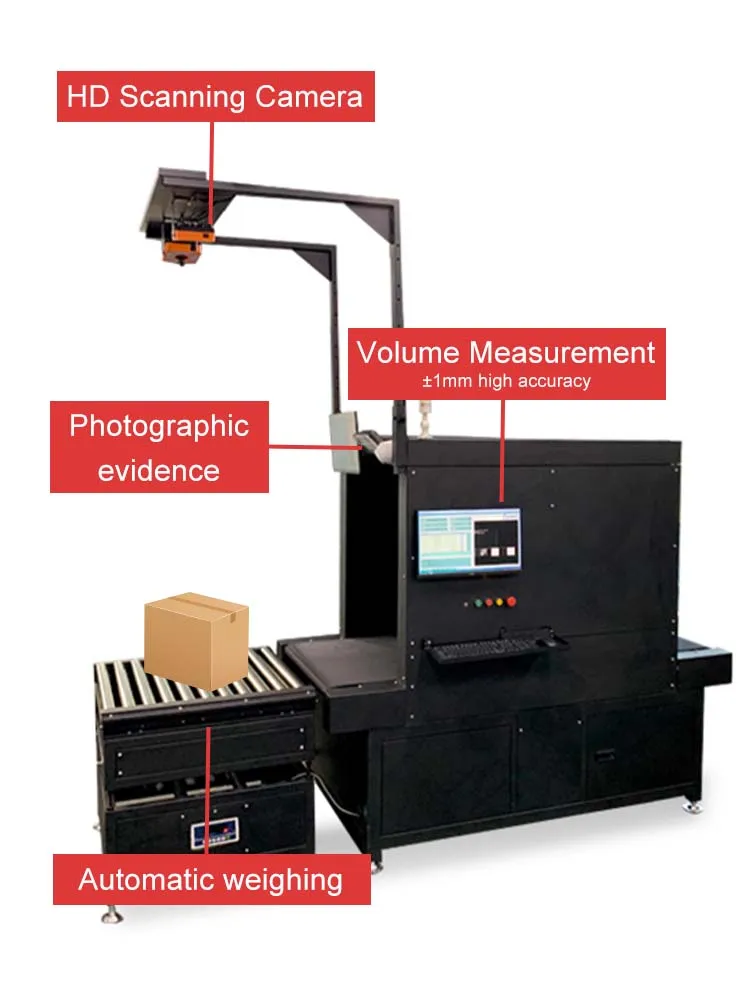 Warehouse Software Inventory Management Automatic Dimension Weigh Scanning DWS System Machine