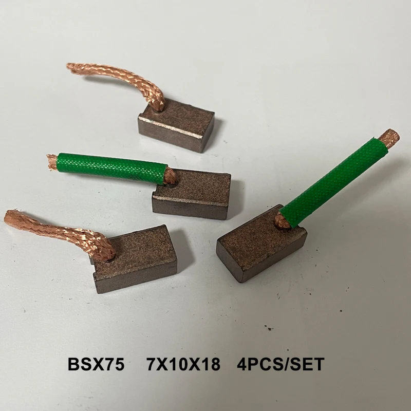 BSX75 wholesale starter motor kiapride carbon brush set in high quality  standard size fast delivery automotive spare parts manufacture