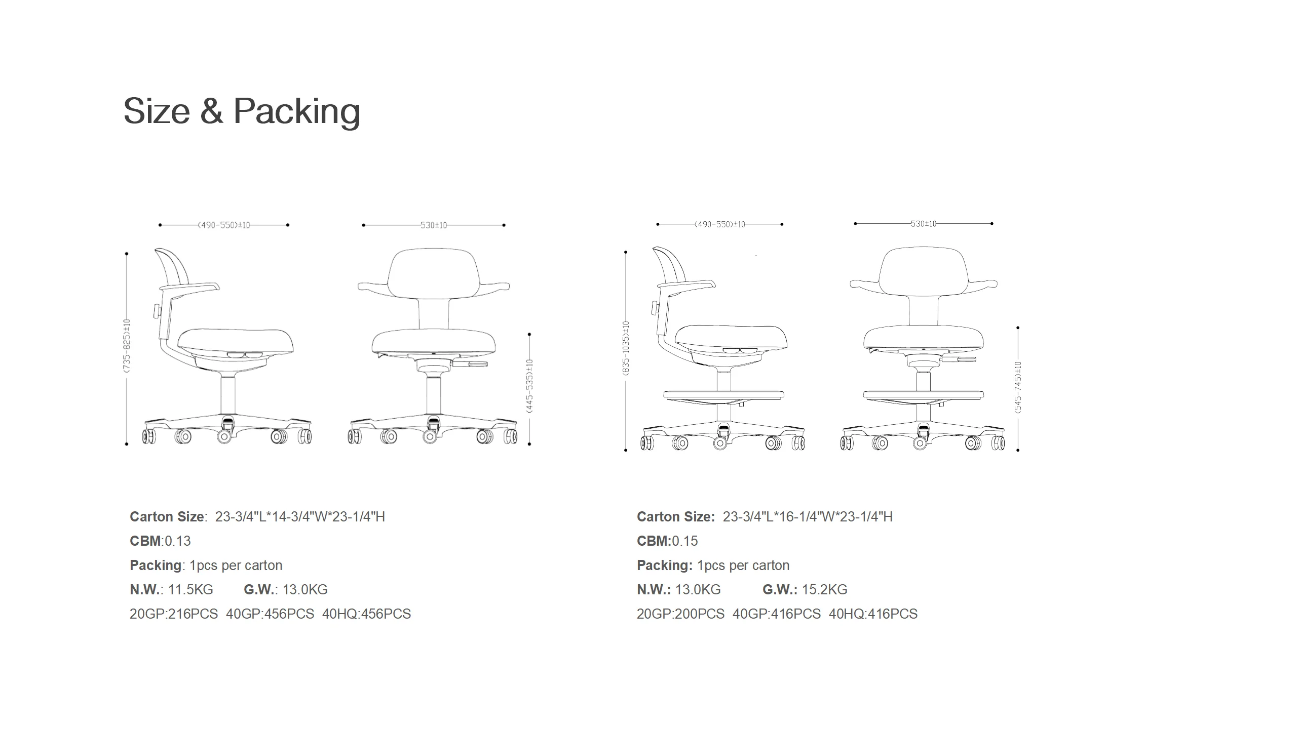 Height Adjustable Ergonomic Chair manufacture