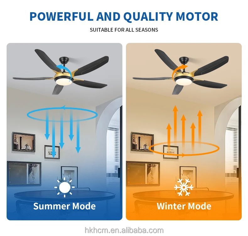 product wholesale 3cct ceiling fans with lights with remote control wooden ceiling fan high cfm quiet 3  blade bldc reversible-12
