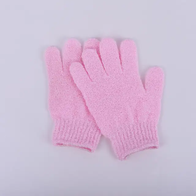 Cat Bath Glove Polyester Kids Shaped Yarn Fingerless Sponge Exfoliating With Soap Charcoal Fibre For Bathing Natural Sponge Bath