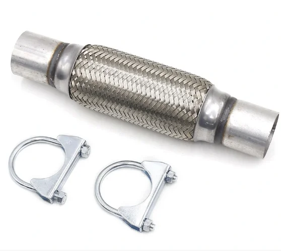 Exhaust Flex Pipe Tube Stainless Steel Double Braid 3 Inch X 6