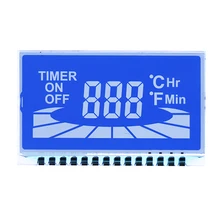 Customized Size Lcd Screen Lcd Display With 7-Segment Stn Blue Segment Code Lcd Screen