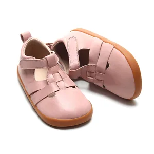 Babyhappy Safe Wholesale Barefoot Kids Sandals with Wide Toe Rubber Soles China Manufacturer