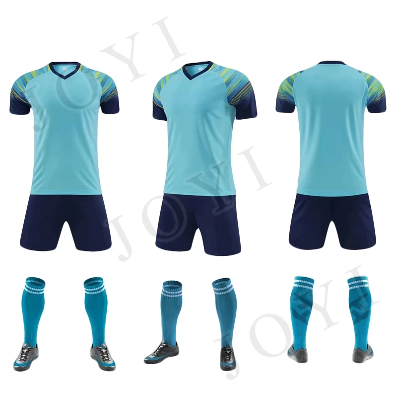 China Manufacture Soccer Jersey Set Football Shirt for Men