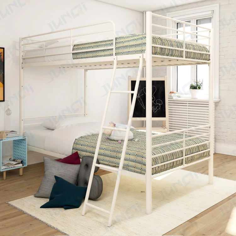 Junqi Factory Wholesale School Dormitory Apartment Bunk Bed Kids Metal
