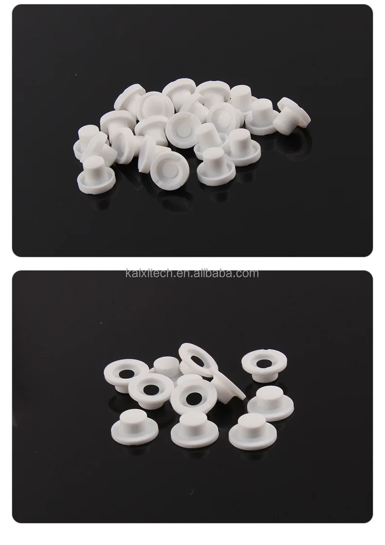 Single Silicone Rubber Buttons And Keypads With Conductive Silicone