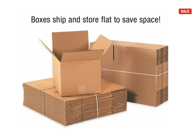 Plain Brown Corrugated Recycled Corrugated Single Wall Box