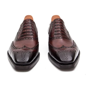 Professional Oem Men Wear Resistant Genuine Leather Dress Formal Oxford Shoes China