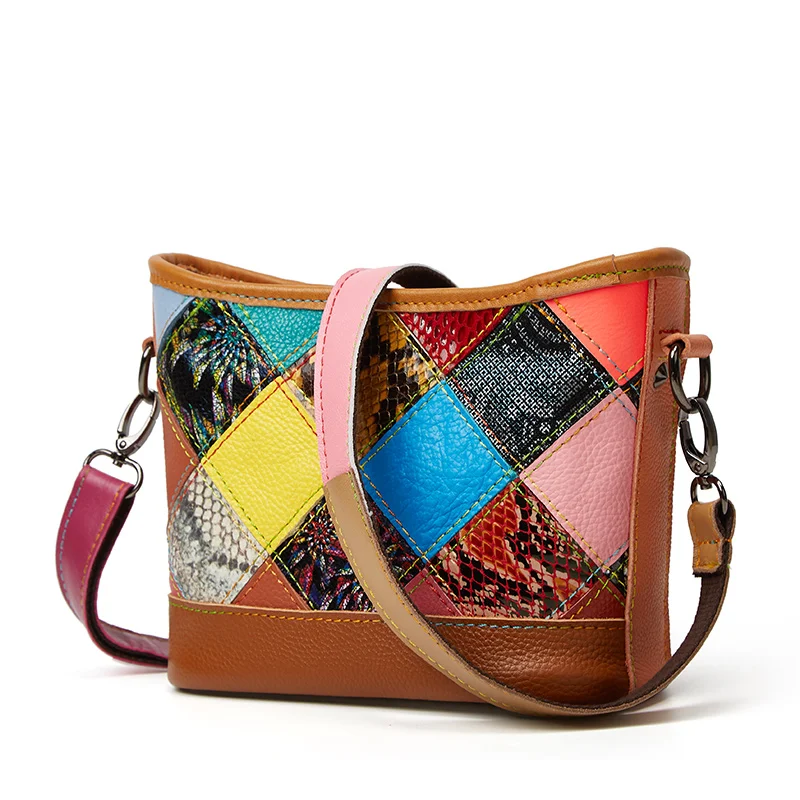 CONTRAST CROSSBODY BAG - Multicoloured