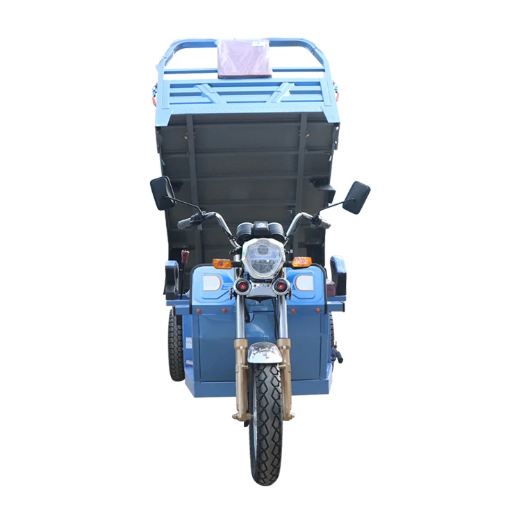 Open-Body 3-Wheel Electric Cargo Tricycle with 60v Battery Tipper Efficient Electric Tricycles for Cargo Transportation