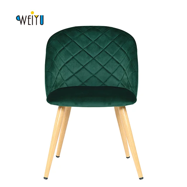 Обеденный стул раздавленный для гостиной ресторана простой дизайн бархатный столовой домашняя мебель столовая гостиница reataurant