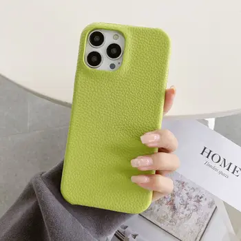 Zenos Zenos leather pebble pattern mobile phone case is used for iphone15 series mobile phone cases with customized logo