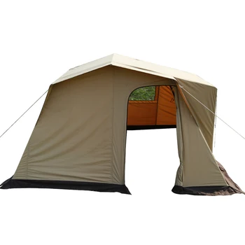 One bedroom and One Living room tents, camping outdoor large family 4-6 person canvas tent/