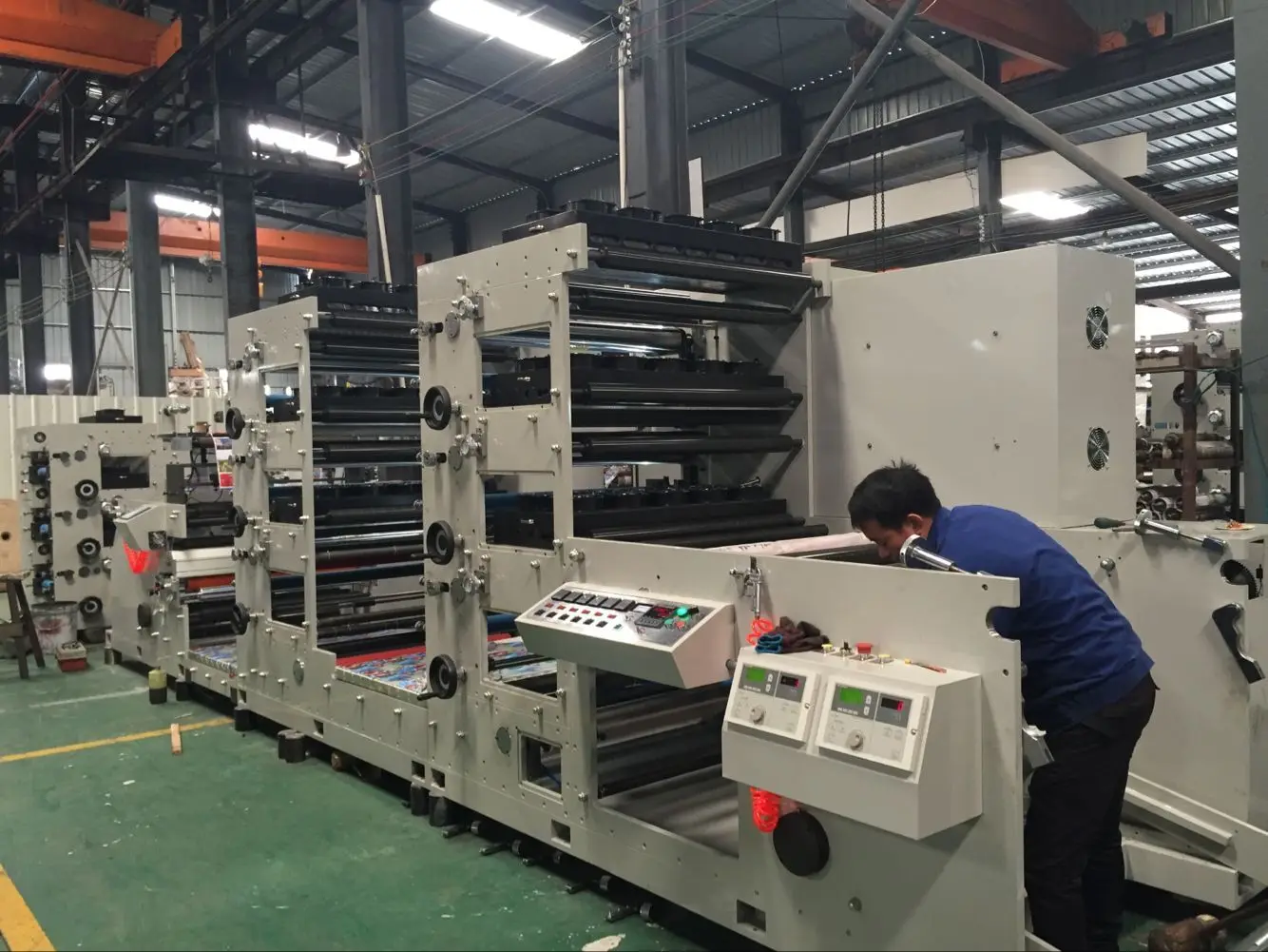 Gp1100-6b Flexo Label Printing Machine Uv Oven Film Paper Film Stickers ...