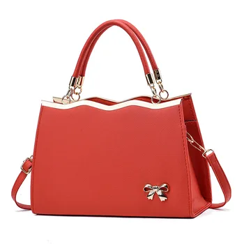 New Arrival Mini Fashion PU Crossbody for Women Hot Sale Custom Luxury Lady's handbag bag with bow