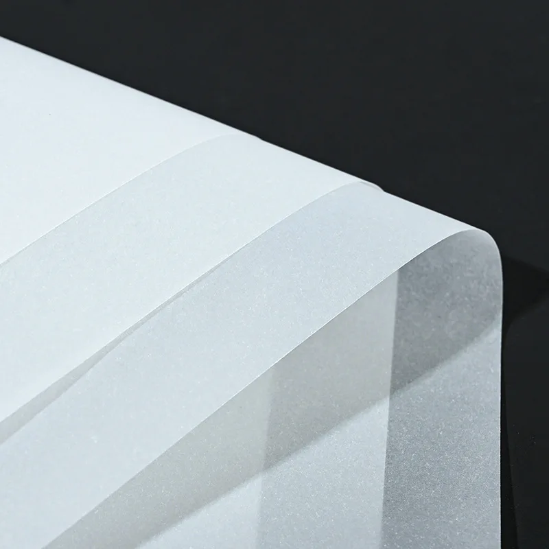 Drafting Sheets Vellum Paper Tracing Paper Transparent Translucent Printing Manufacturers 45G-95G A3 Full Wax Specialty Paper