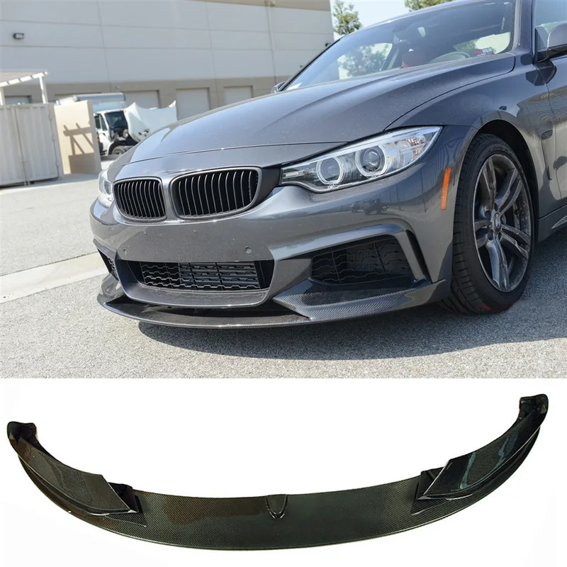 MP Style Carbon Fiber Fibre Body Kit Front Lip Splitter For BMW 4 Series F32 F33 / F36 MT Bodykit