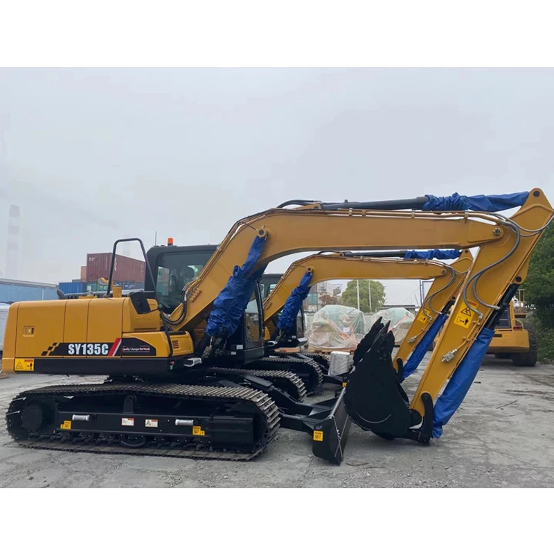 Medium Excavator 13.5t Excavator with 0.6cbm Bucket Capacity SY135C