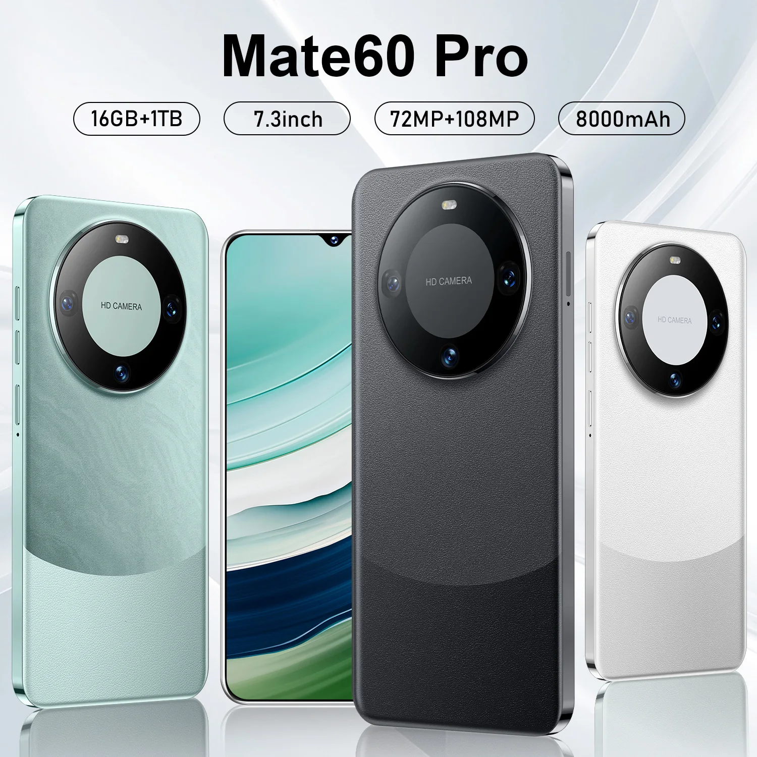 Mate 60 Pro Smartphone - 12GB + 512GB - Android 10.0