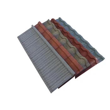 Factory Direct Sales Flow Curve Colorful Colored Stone Metal Tile For Renovation Of Old Houses