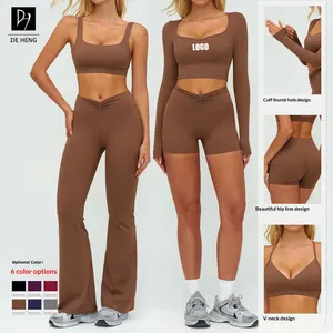 Good Quality 2 Piece Yoga Set Gym Clothes Fitness Activewear Workout Conjuntos Deportivos Mujer Plus Size Women Yoga Sets