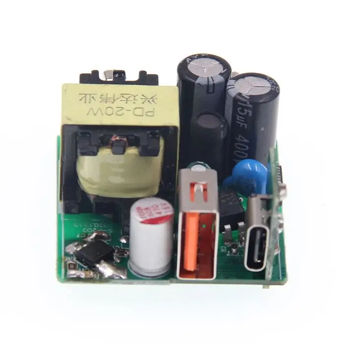 PD 20W TYPE-C USB-C usb charger pcb mobile charger pcb board 30W 5V 3A USB Adapter pcbs pcba gan with CE certification