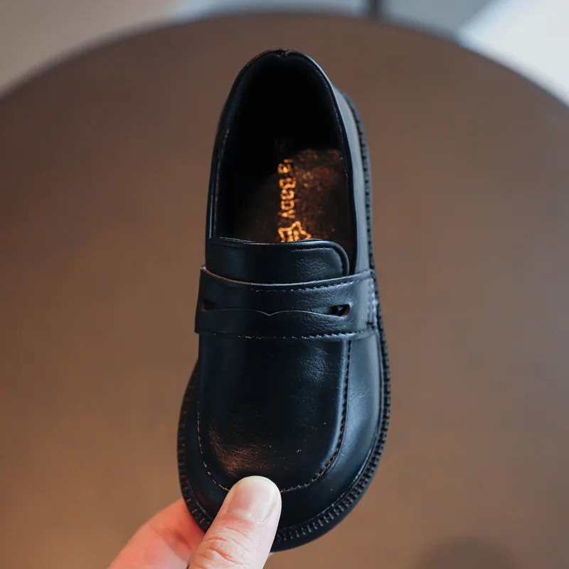 Новинка 2020, кожаные туфли для девочек, детские однотонные туфли в британском стиле, в Корейском стиле, обувь для выступлений в стиле ретро