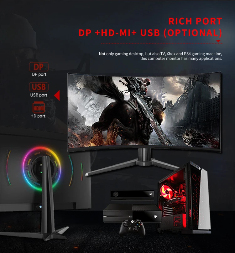 Rgb Hdr10 Freesync 1ms 27 Inch Lcd Screen 1440p Qhd 2k 240hz 165 Hz Ips ...