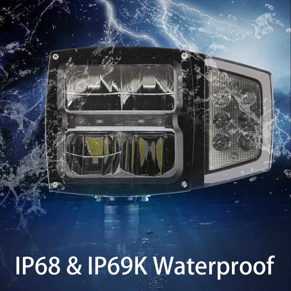 R11 IP68 IP69K LED Lights for Trucks - Snowplow & Headlights