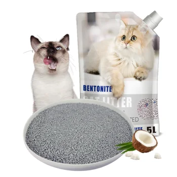 OEM ODM Natural Organic Sodium Clumping Mineral Cat Sand  Premium Fragrant Clay Bentonite Cat Litter 2025