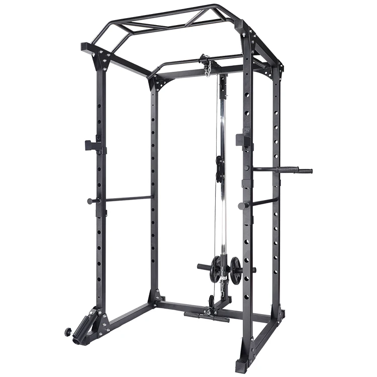 ジムフィットネス機器多機能調整可能なバーベルスクワットパワー