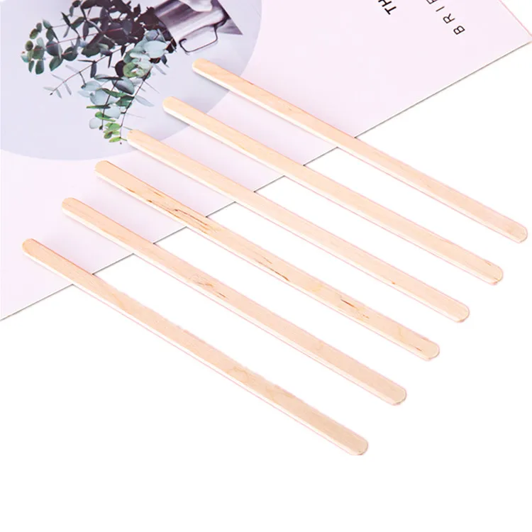 50/100Pcs Coffee Stirrer Coffee Touillets Coffee Stick Wood Tasseaux  Disposable Drink Sign Coffee Stick Disposable Wooden Coffee - AliExpress