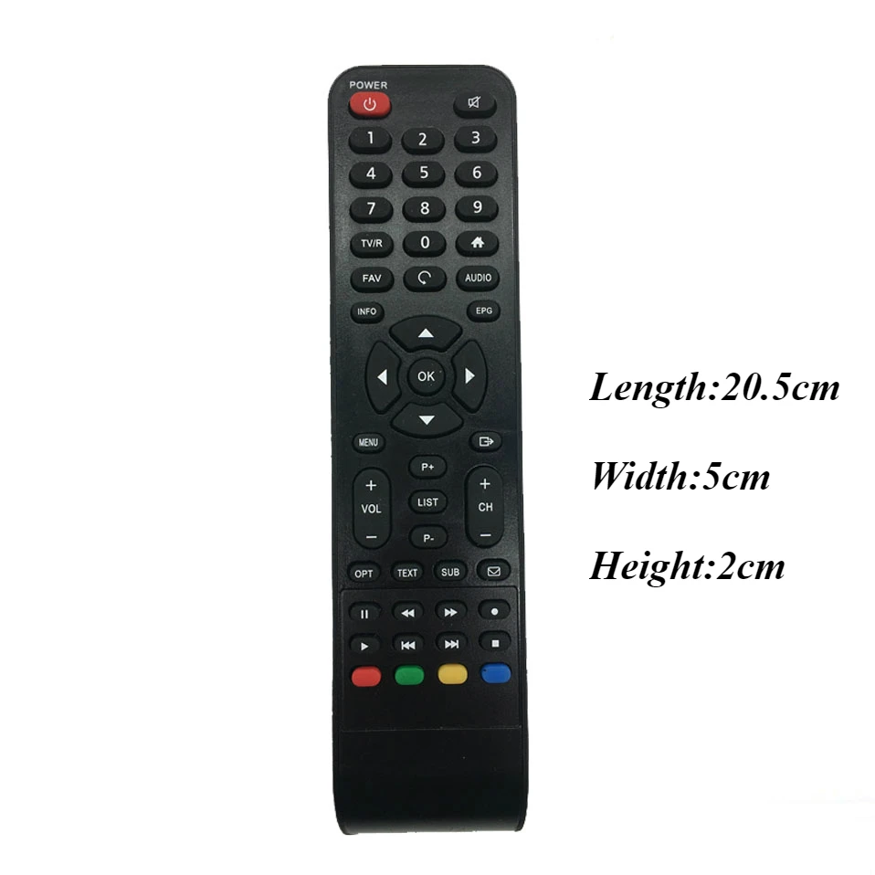 Replacement Strong Srt7404rcu Remote Control for STRONG SRT 7404 Black