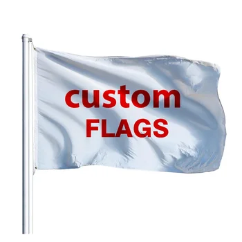 Customized Hot Sale Double-Sided Printing Promotion Flags & Banner Advertising Flag Any Logo Design Custom Flags and Banners
