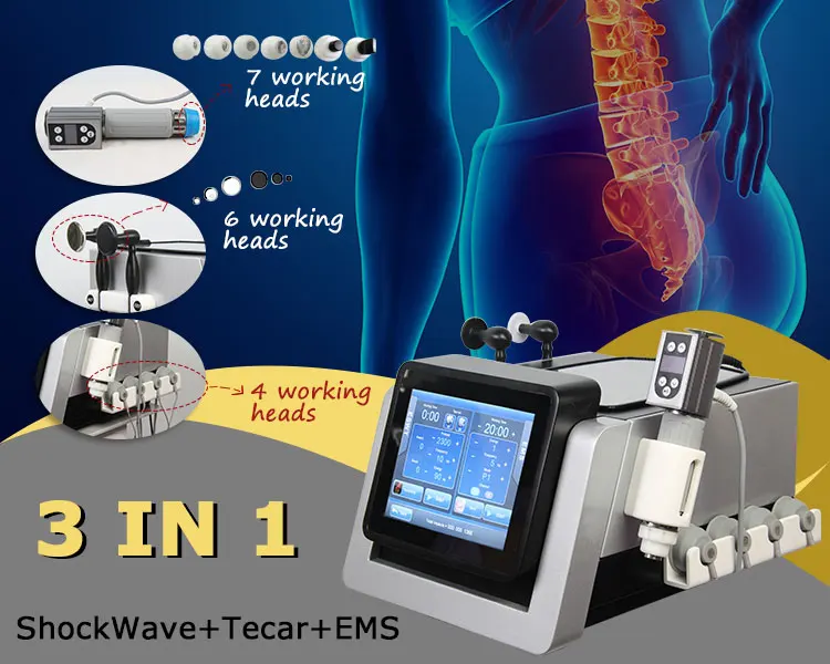 Smart Tecar Wave Therapy Machines Physiotherapy Shock Wave