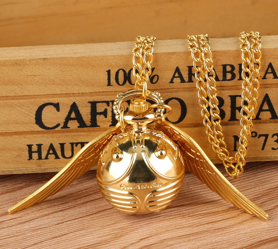 Fashion Golden Snitch Locket Watch 