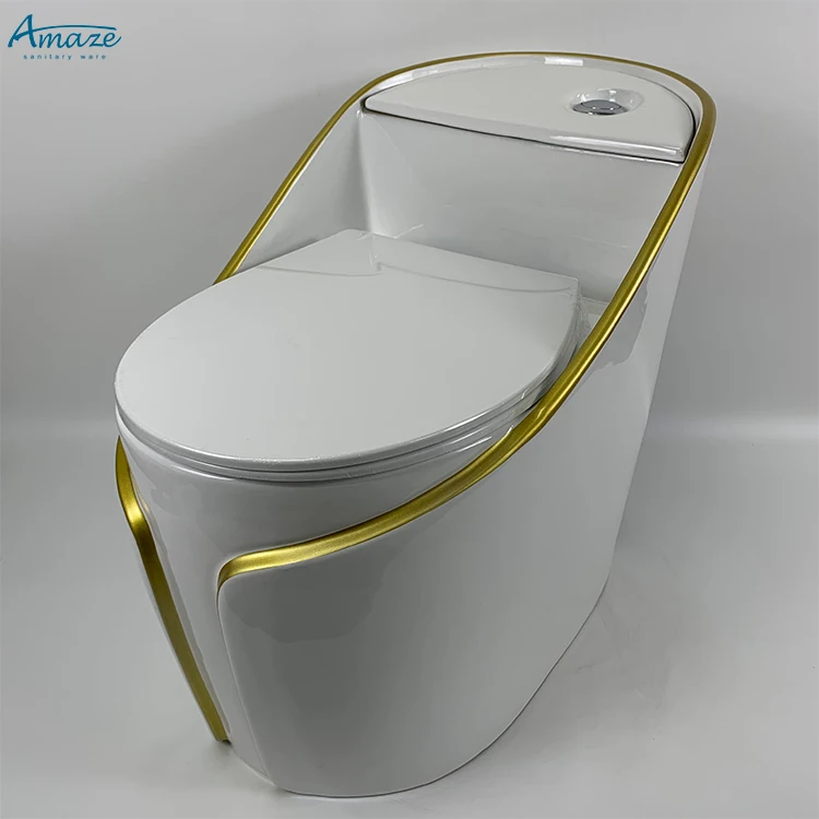 High quality hotel sanitary ware floor mounted egg shape s trap bathroom ceramic one piece wc toilet bowl supplier