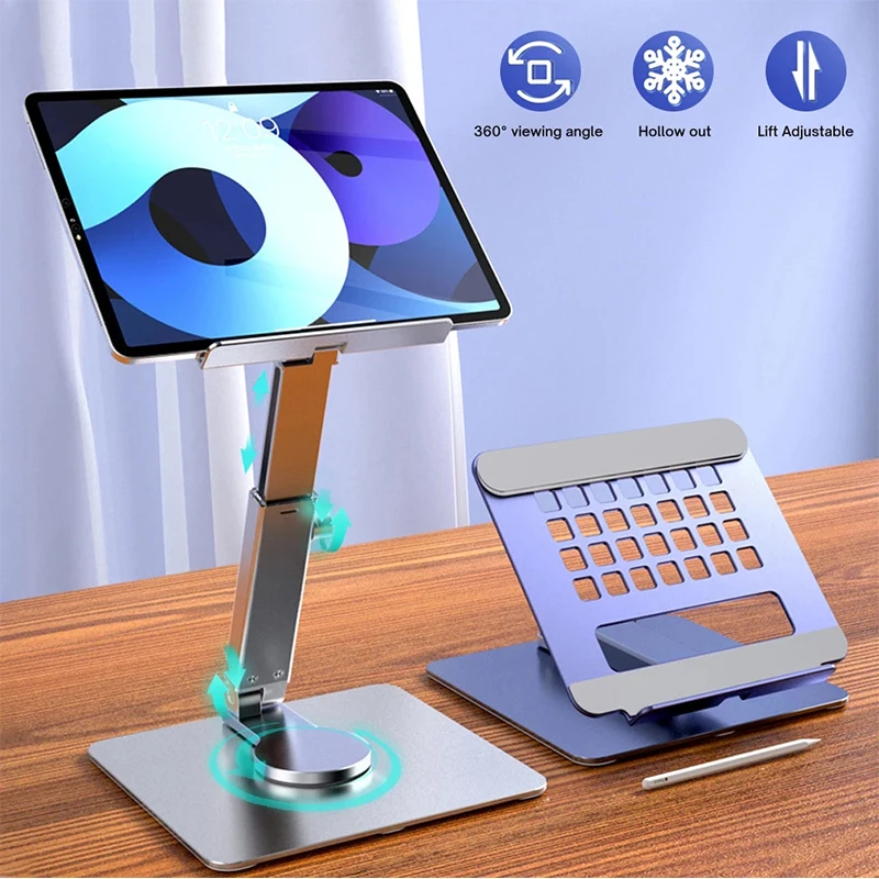 Aluminum Alloy Adjustable Laptop Stand for Macbook Cooling