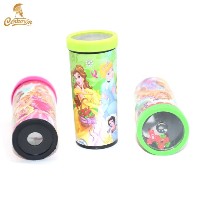 Рекламный дизайн принцессы, пластиковая мини-калейдоскопическая игрушка для детей