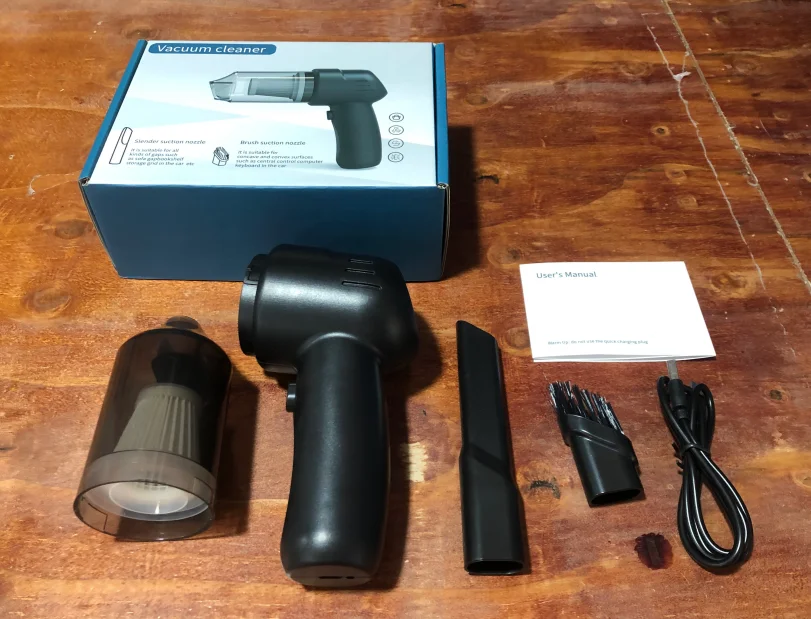 XC01 Professionnel 2-en-1 : Aspirateur portable et soufflette à air | Nettoyeur sans fil de 4000 Pa