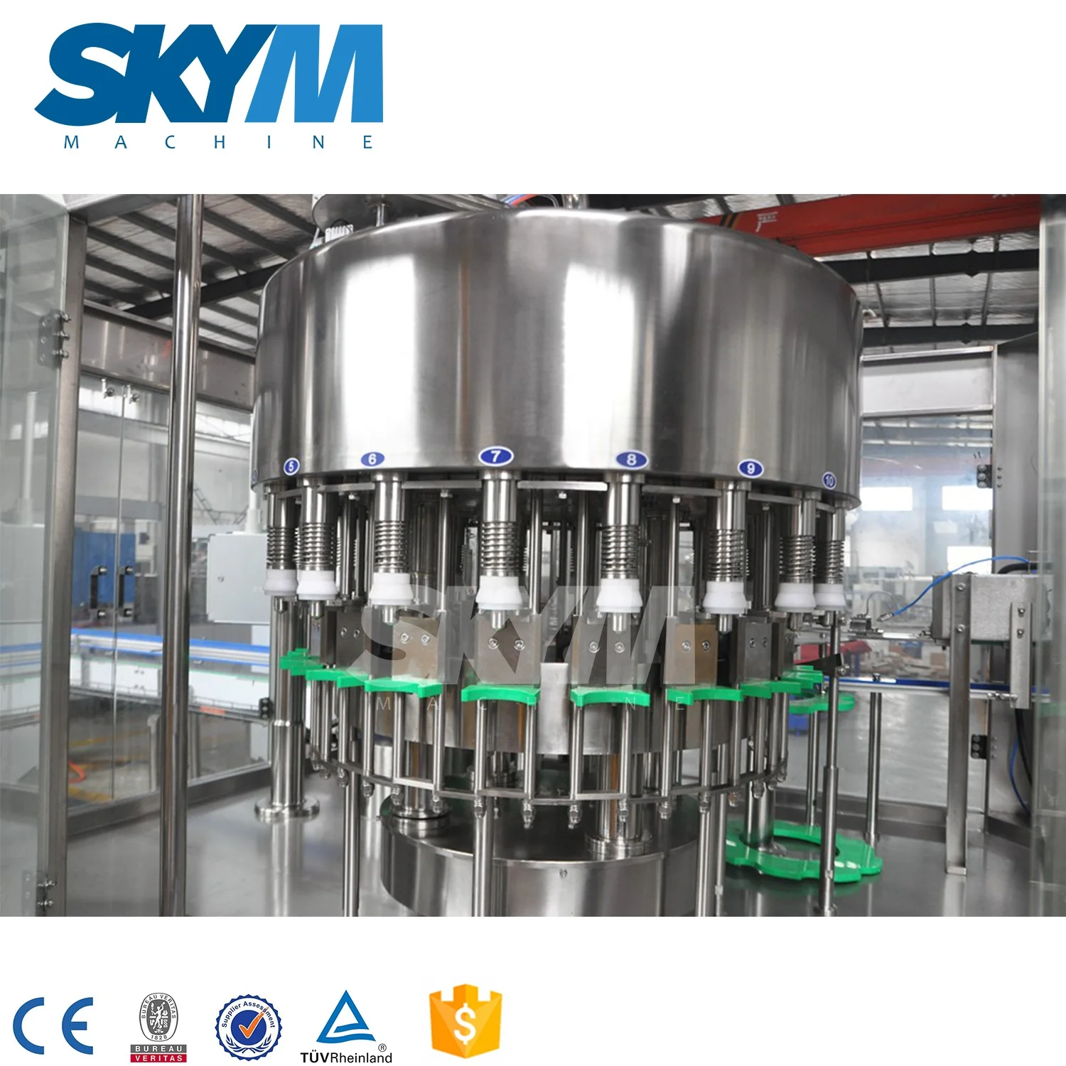 Automatic Cooking Oil Filling Machine Capping Labeling Packing PET Bottle Making Production Line