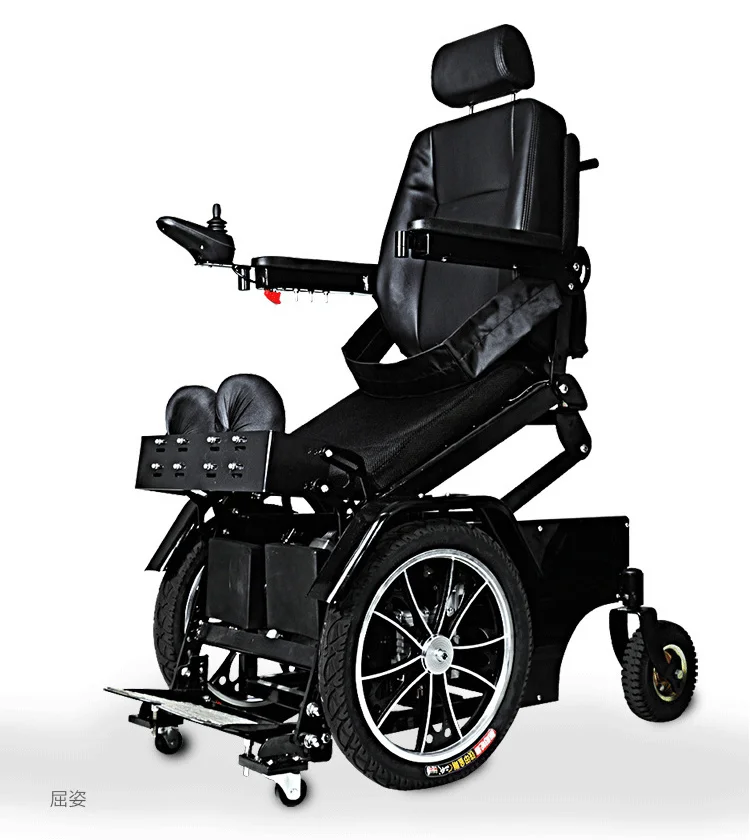 China High Quality Luxury Heavy Standing Power Electric Wheelchair backrest and leg lifting device can be adjusted at will- BZ-1 details