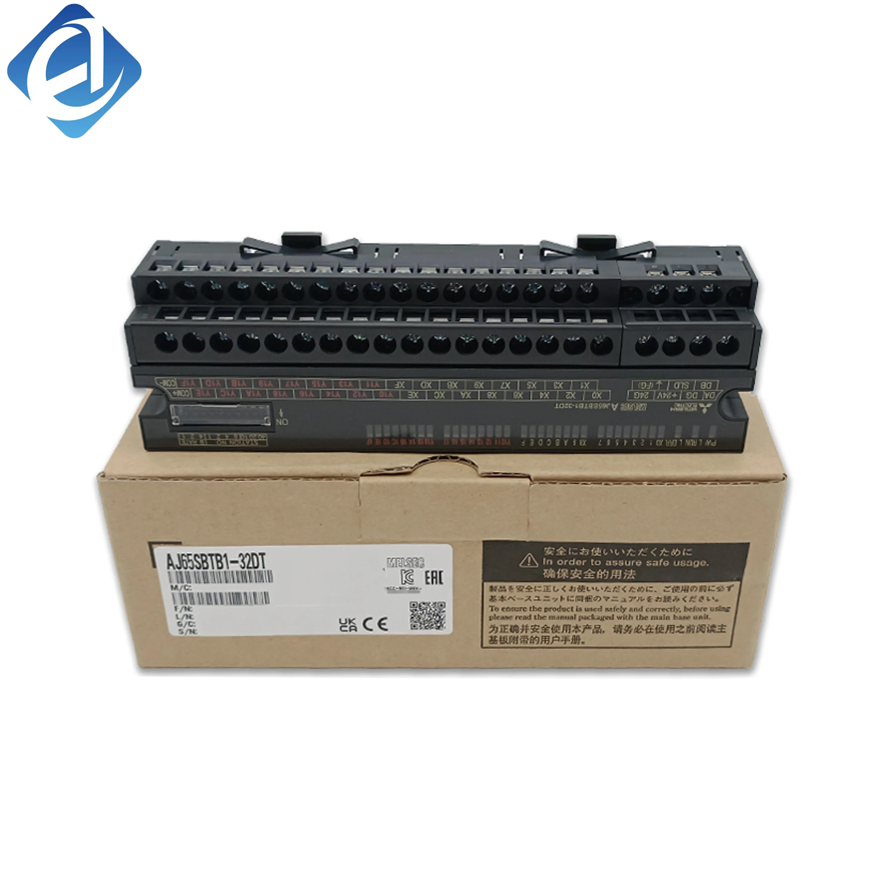 Nový originálny vzdialený I/O modul CC-Link AJ65SBTB1-32DT2. 32-bodový kombinovaný vstup a výstup, stabilný prenos signálov. Určený na distribuované riadenie signálov v systémoch priemyselnej automatizácie.