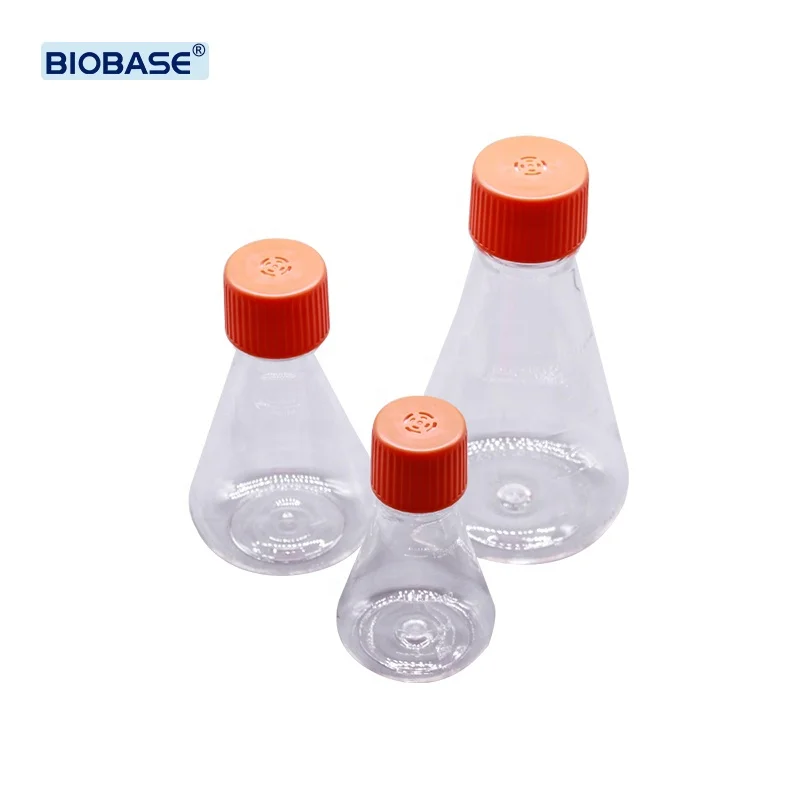 BIOBASE  125ml 500ml 1000ml Cell Culture Bottle Laboratory Erlenmeyer Flask Triangular Culture Shake Flask