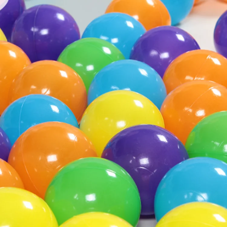 LittleTom Dès la Naissance : 100 Balles pour Piscine a Balle pour Bébé - 6cm Boule Plastique Enfant Balle de Jeu - Boule pour Bebe Balles Plastique Boules pour Piscine à Boules