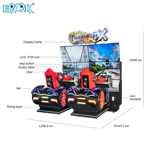 Indoor Arcade Simulator Racing Car Furious Speed Dx Racing Games Coin Operated Game Machine