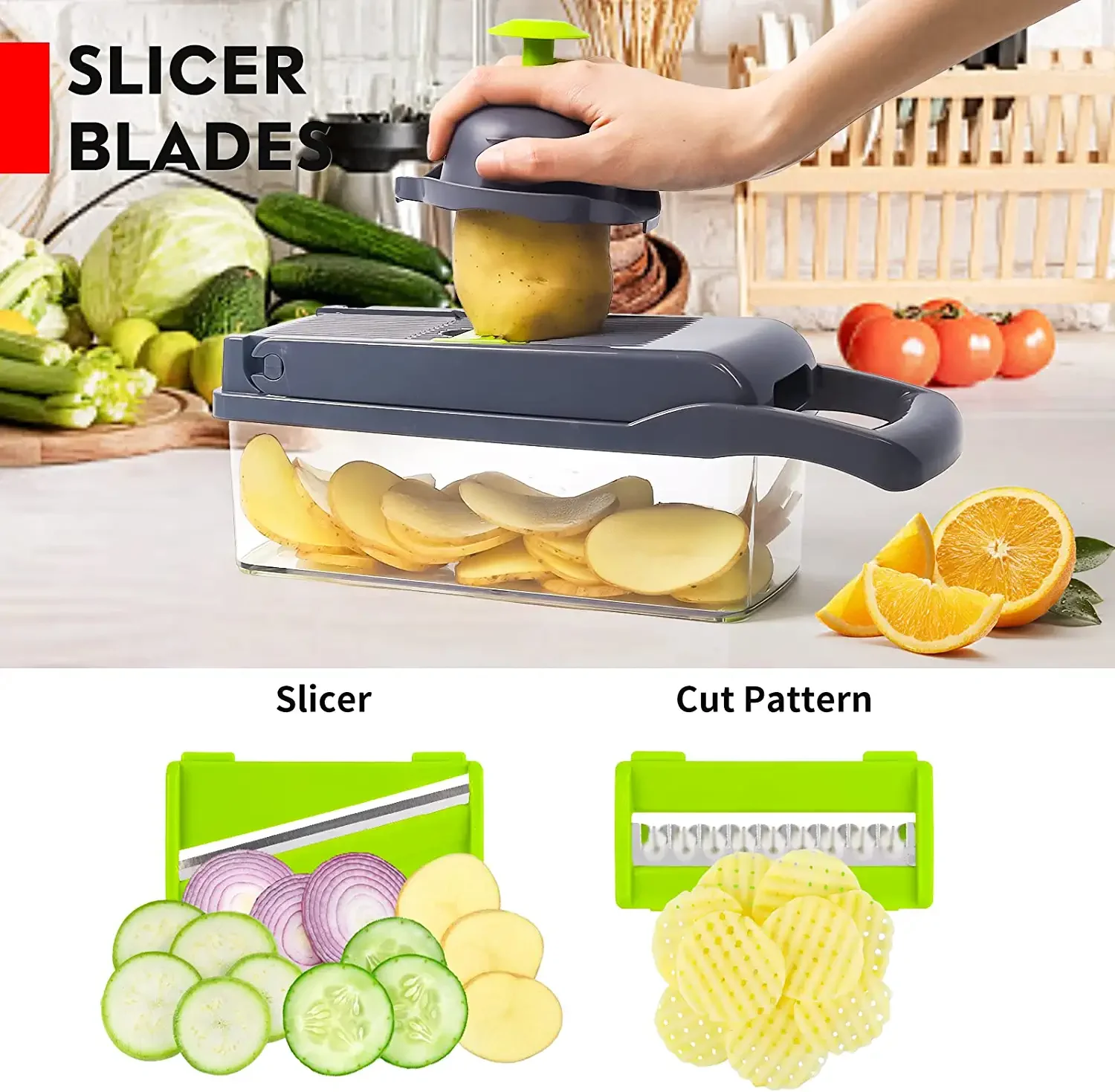 2024 New Arrival Easy To Clean Manual Handheld Potato And Vegetable