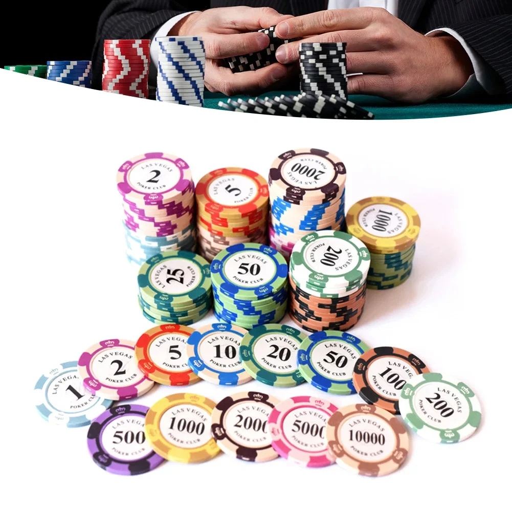 Custom Design Printable Logo Multi-denomination 14g Poker Chips for  Casino Party Entertainment